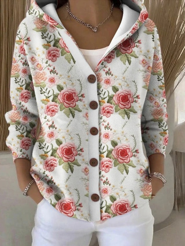 Flores | Cárdigan Estampado