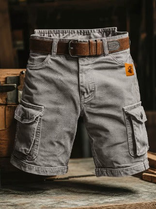 Cazel | Pantalones cortos cargo con múltiples bolsillos
