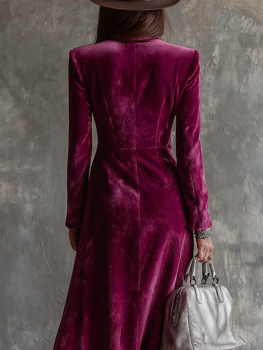 Victoria | Vestido - Blazer de terciopelo