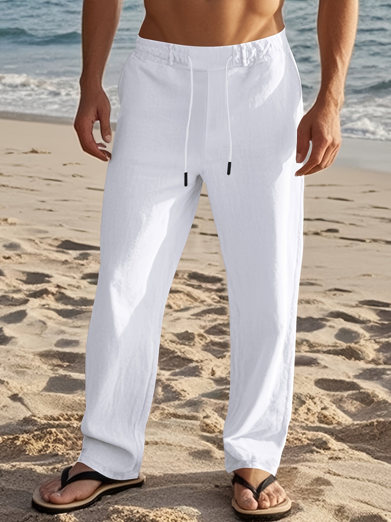 Pantalón de Lino Hombre