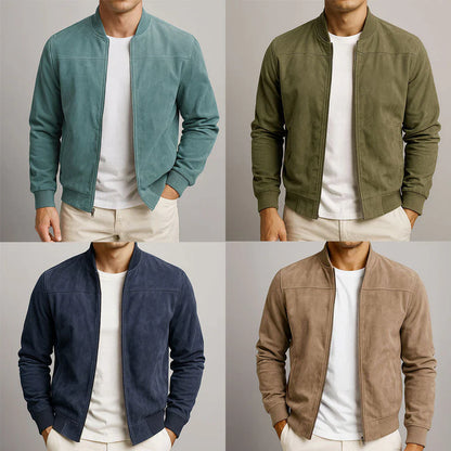 Riviera | Chaqueta bomber de ante