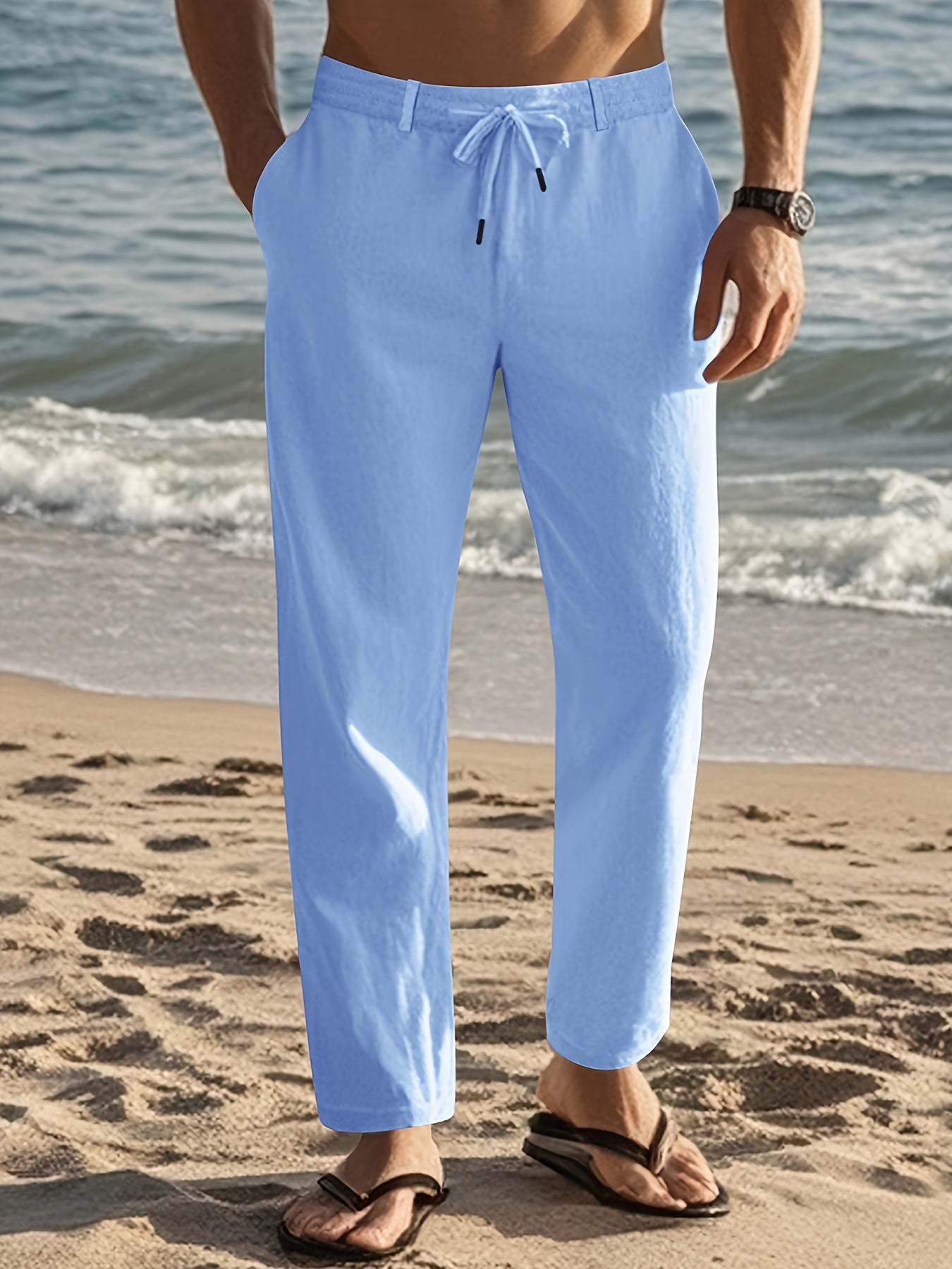 Pantalón de Lino Hombre