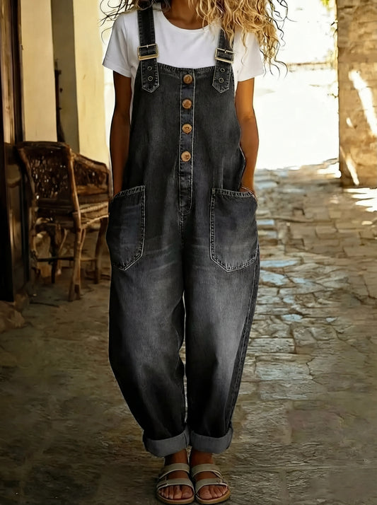 Rocío | Mono denim ajustable