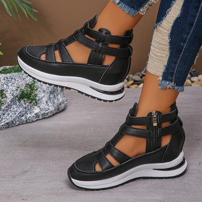 Carol | Cómodas sandalias ligeras con cremallera lateral