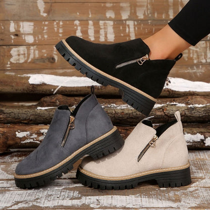 Botines con Cremallera