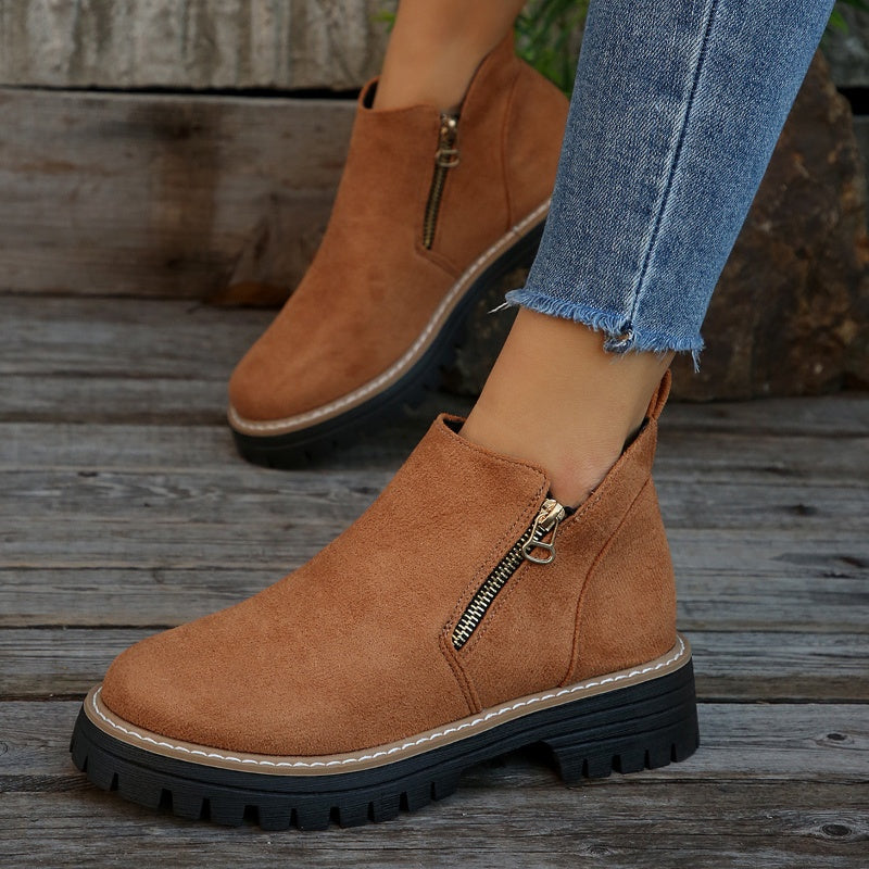 Botines con Cremallera