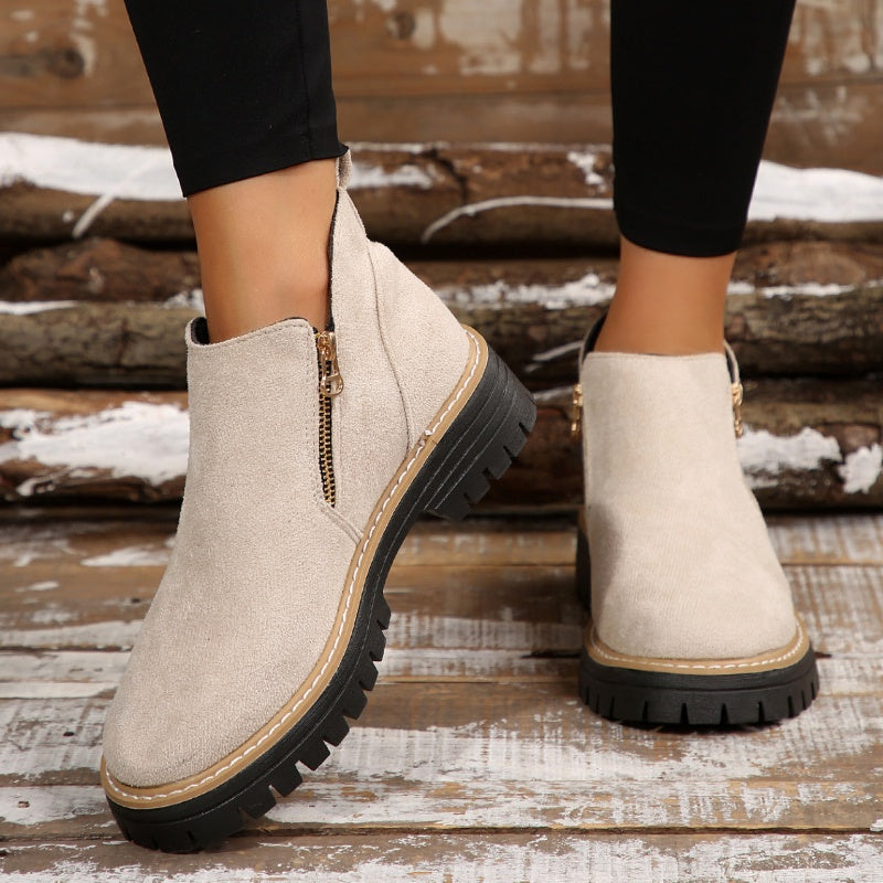 Botines con Cremallera
