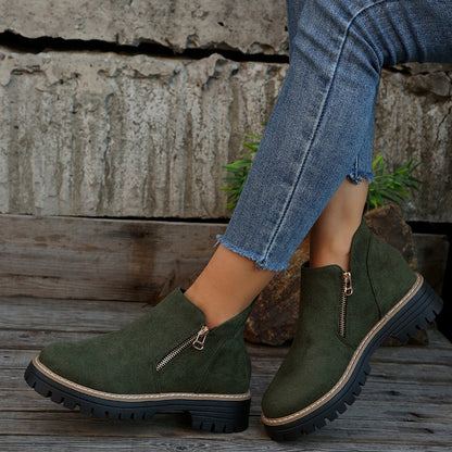 Botines con Cremallera