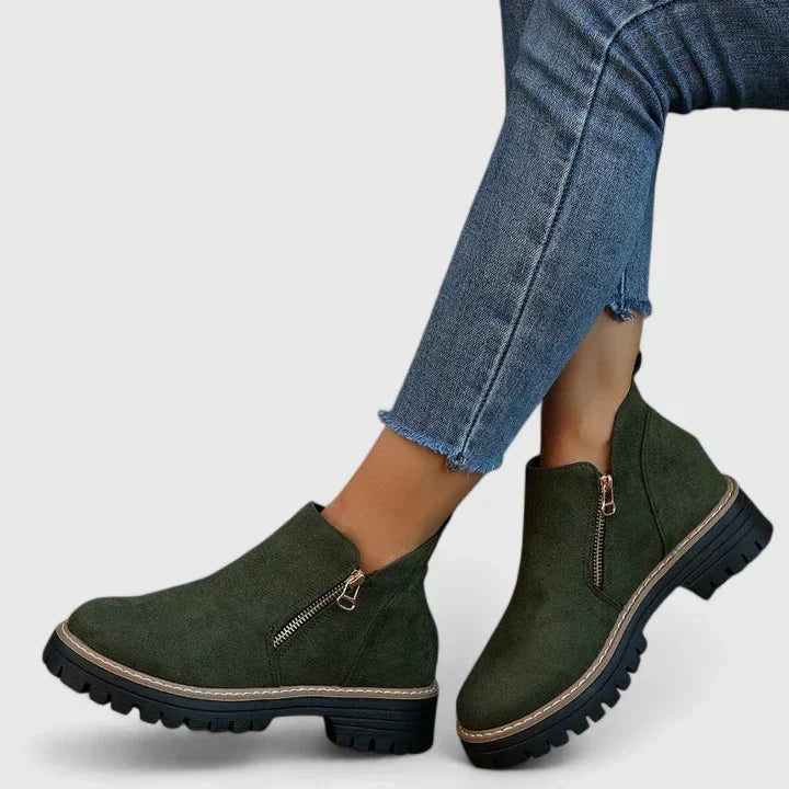 Botines con Cremallera