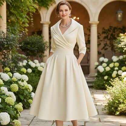Rosalía | Elegante vestido con un sutil brillo.
