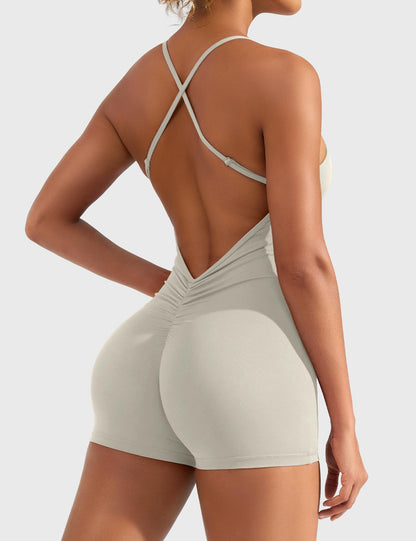 Victoria Fitness | Mono con espalda en V