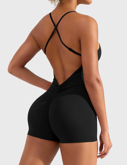 Victoria Fitness | Mono con espalda en V