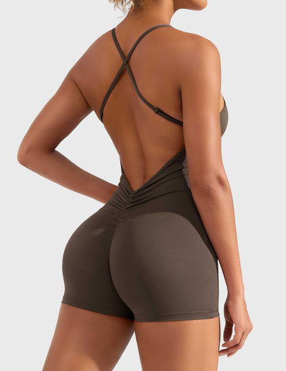 Victoria Fitness | Mono con espalda en V
