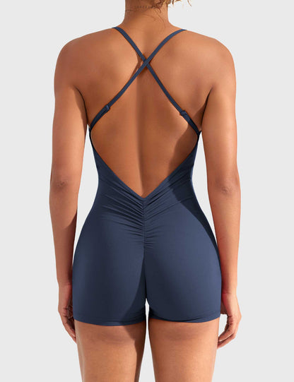 Victoria Fitness | Mono con espalda en V