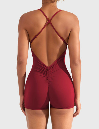 Victoria Fitness | Mono con espalda en V