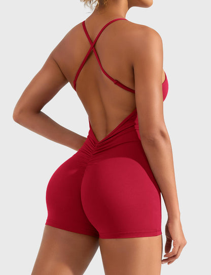 Victoria Fitness | Mono con espalda en V