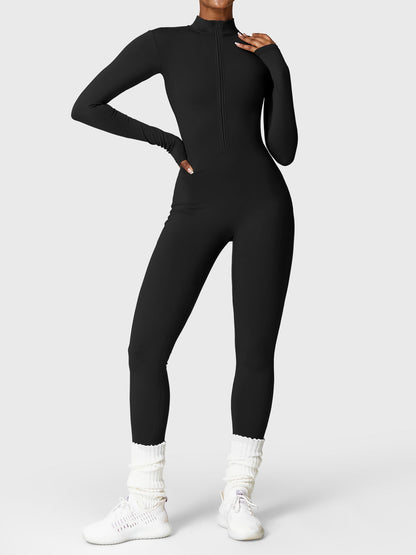 Victoria Fitness | Mono de felpa con cremallera