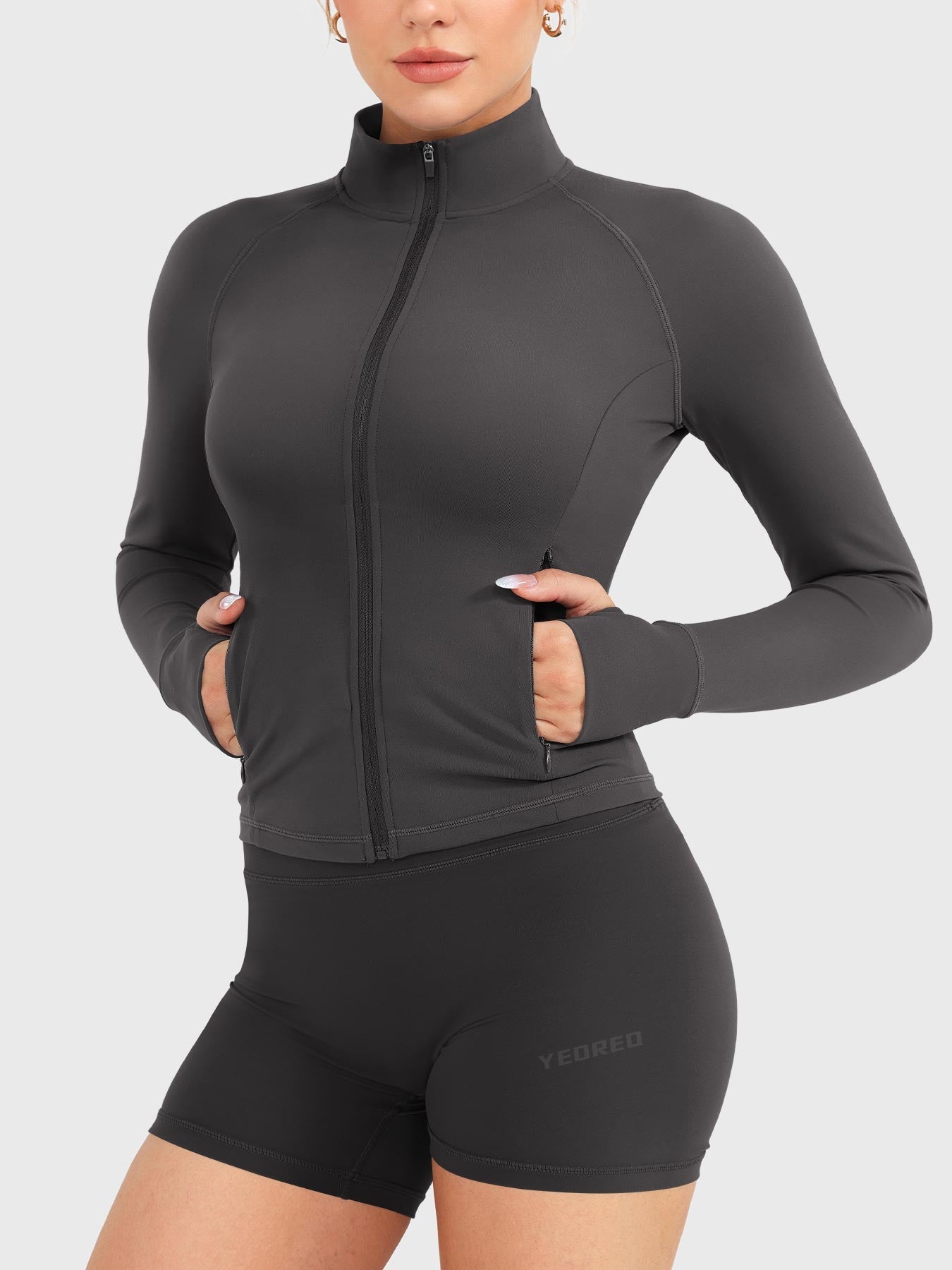 Victoria Fitness | Chaqueta deportiva con cremallera