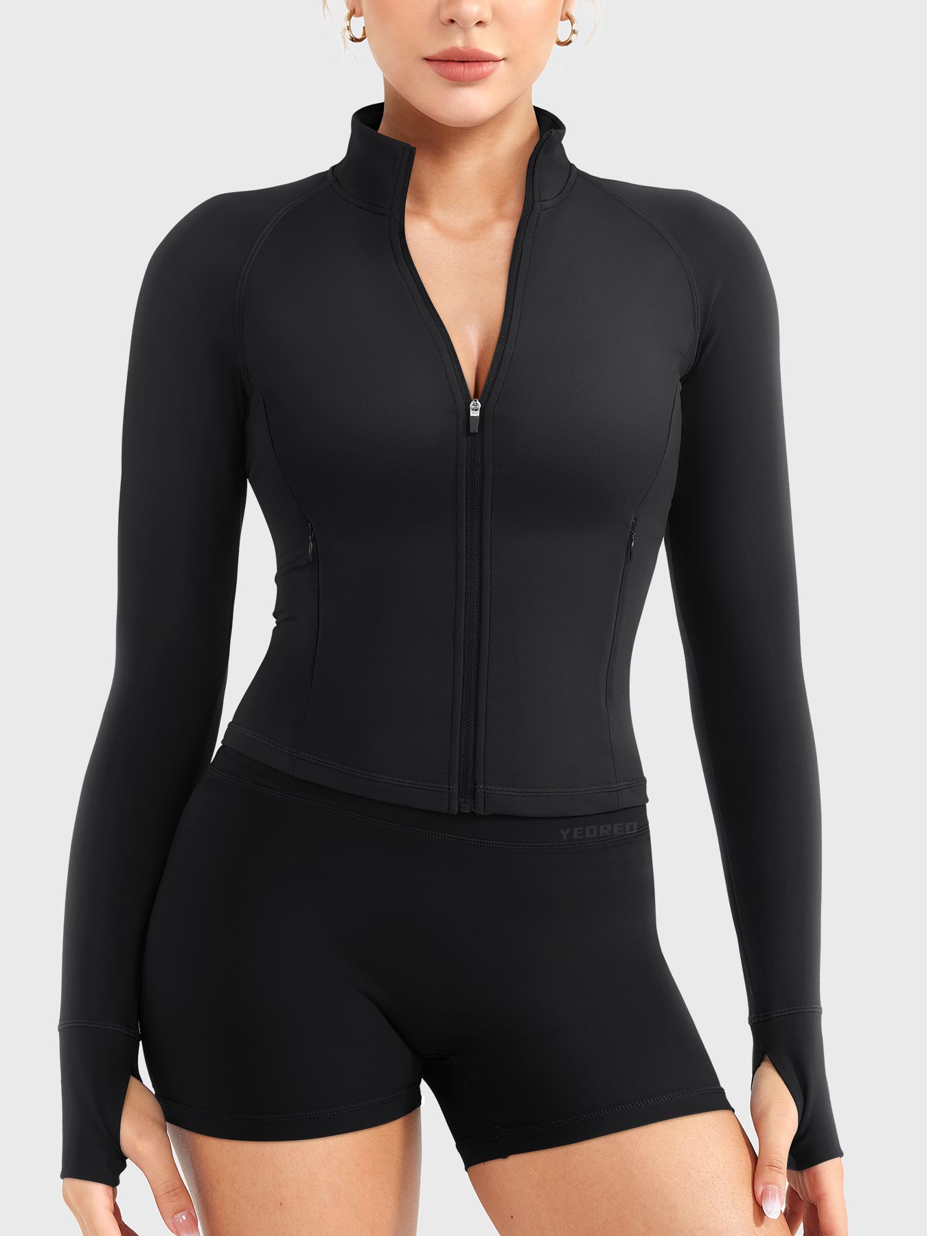 Victoria Fitness | Chaqueta deportiva con cremallera
