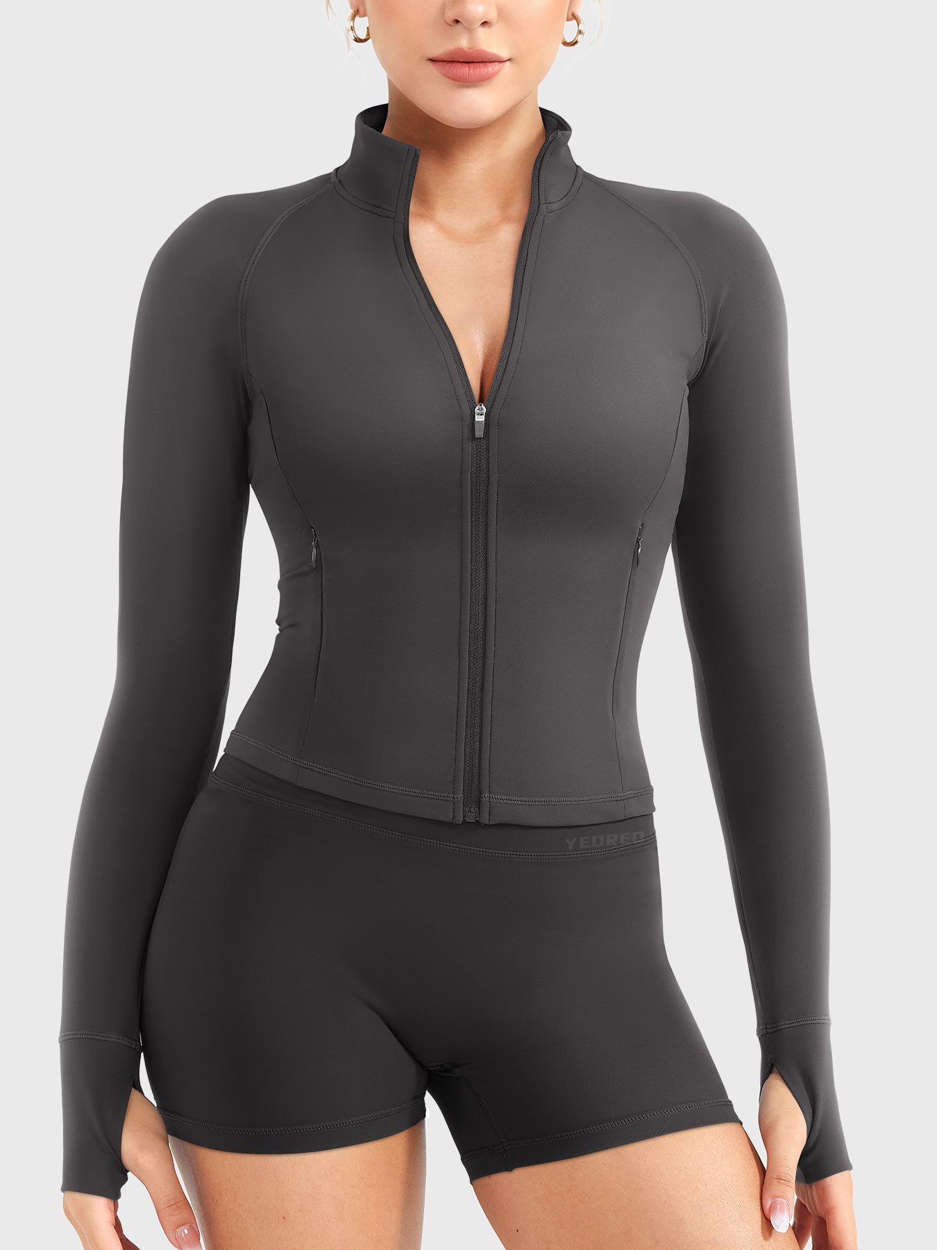 Victoria Fitness | Chaqueta deportiva con cremallera