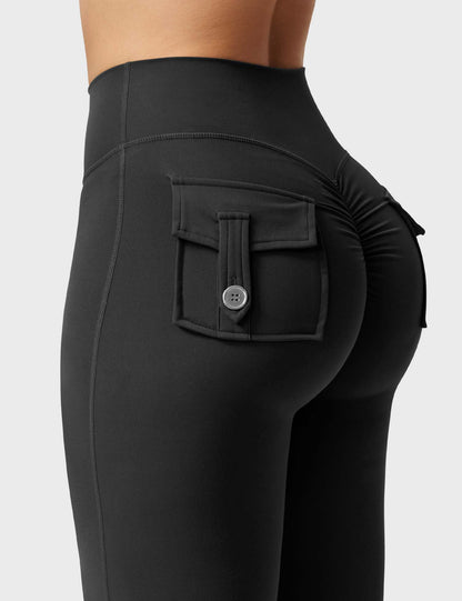 Victoria Fitness | Leggings acampanados con bolsillos