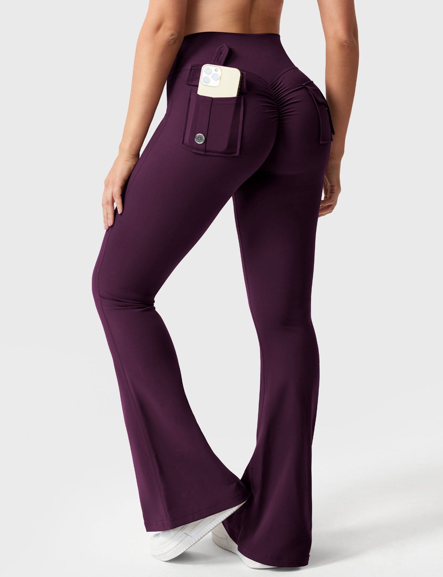 Victoria Fitness | Leggings acampanados con bolsillos