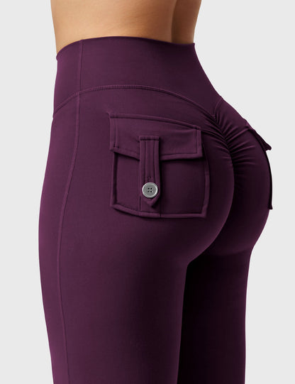 Victoria Fitness | Leggings acampanados con bolsillos