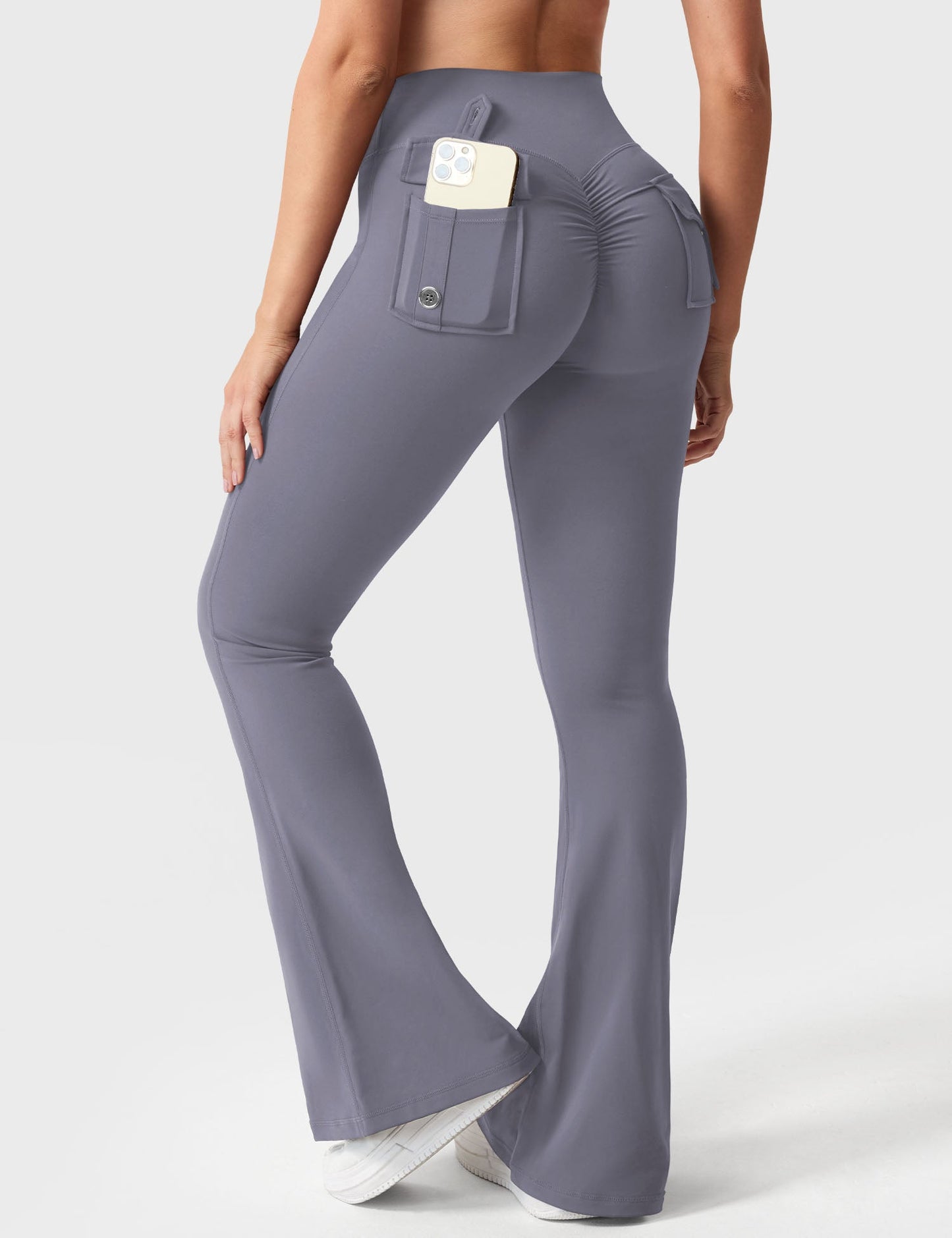 Victoria Fitness | Leggings acampanados con bolsillos