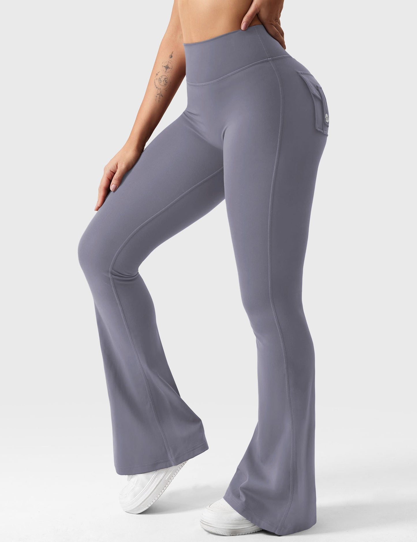 Victoria Fitness | Leggings acampanados con bolsillos