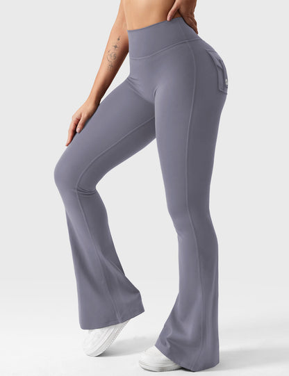 Victoria Fitness | Leggings acampanados con bolsillos