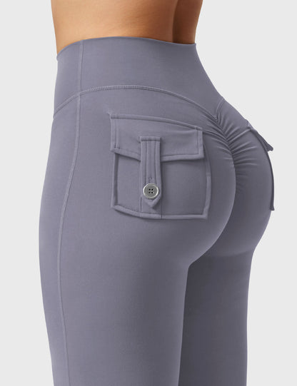 Victoria Fitness | Leggings acampanados con bolsillos