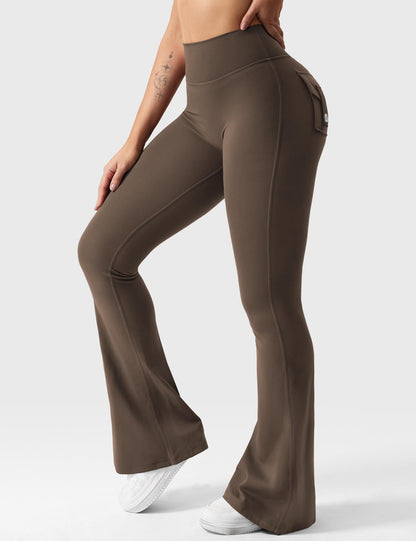 Victoria Fitness | Leggings acampanados con bolsillos