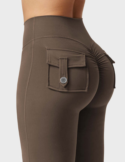Victoria Fitness | Leggings acampanados con bolsillos