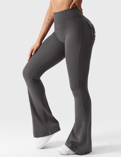 Victoria Fitness | Leggings acampanados con bolsillos