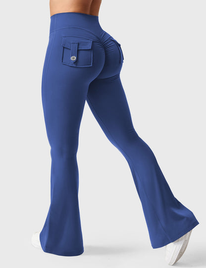 Victoria Fitness | Leggings acampanados con bolsillos