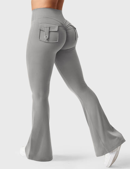 Victoria Fitness | Leggings acampanados con bolsillos