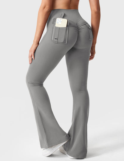 Victoria Fitness | Leggings acampanados con bolsillos