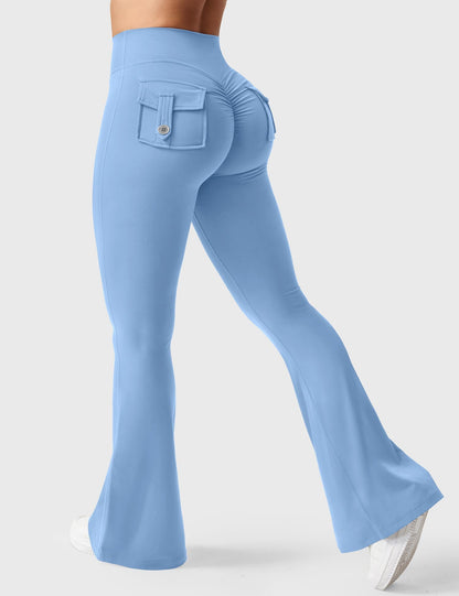 Victoria Fitness | Leggings acampanados con bolsillos