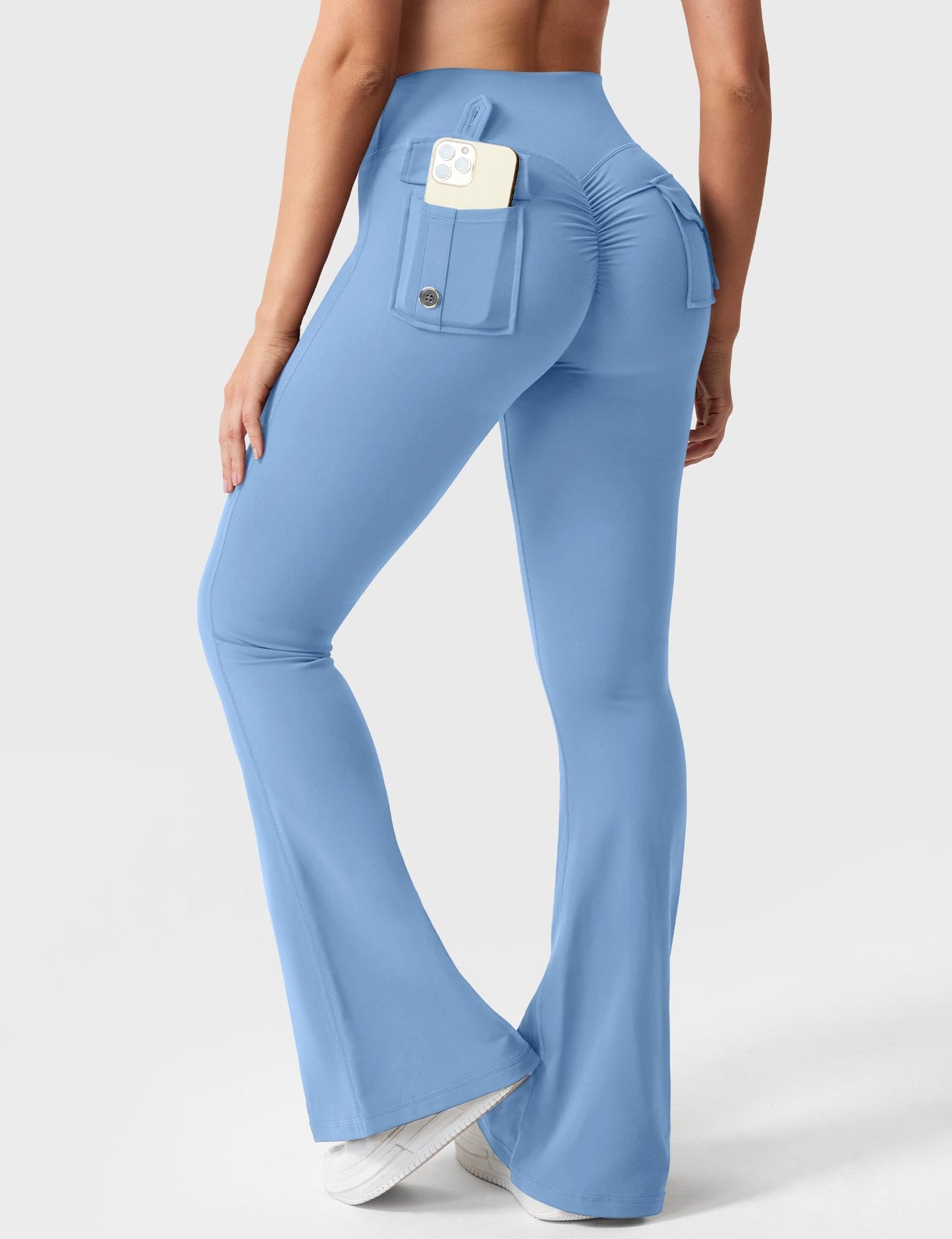 Victoria Fitness | Leggings acampanados con bolsillos