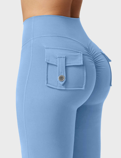 Victoria Fitness | Leggings acampanados con bolsillos