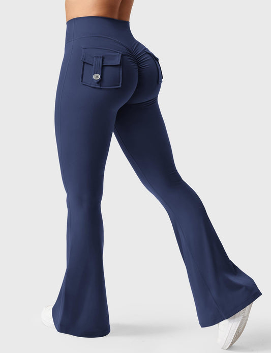 Victoria Fitness | Leggings acampanados con bolsillos