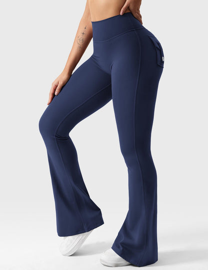 Victoria Fitness | Leggings acampanados con bolsillos