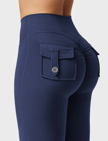 Victoria Fitness | Leggings acampanados con bolsillos