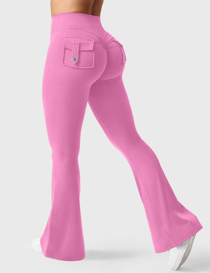 Victoria Fitness | Leggings acampanados con bolsillos