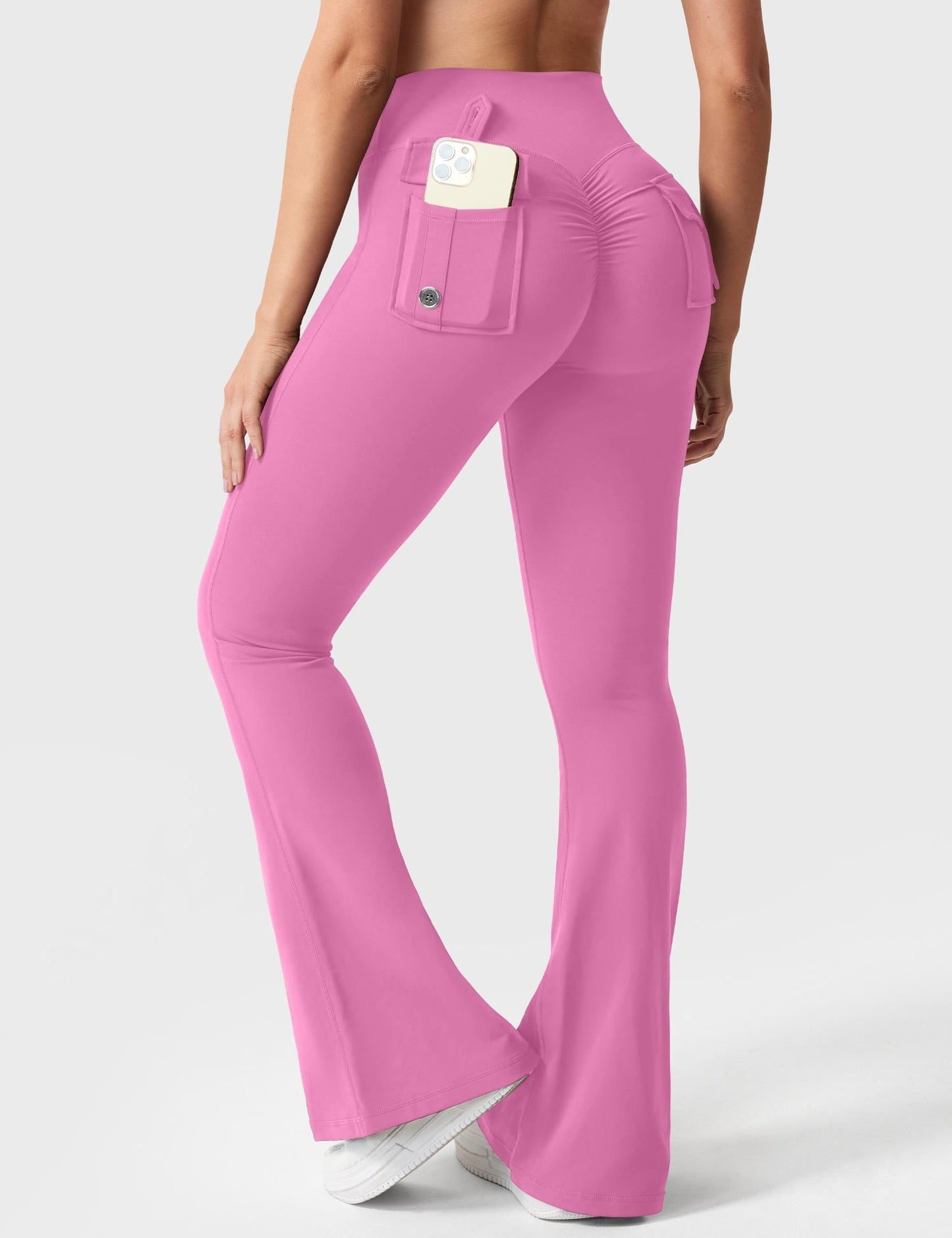 Victoria Fitness | Leggings acampanados con bolsillos