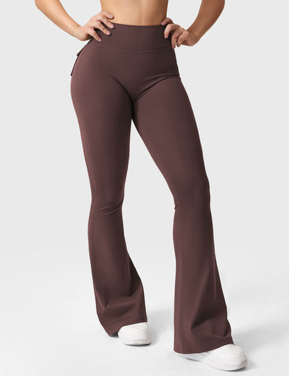 Victoria Fitness | Leggings acampanados con bolsillos