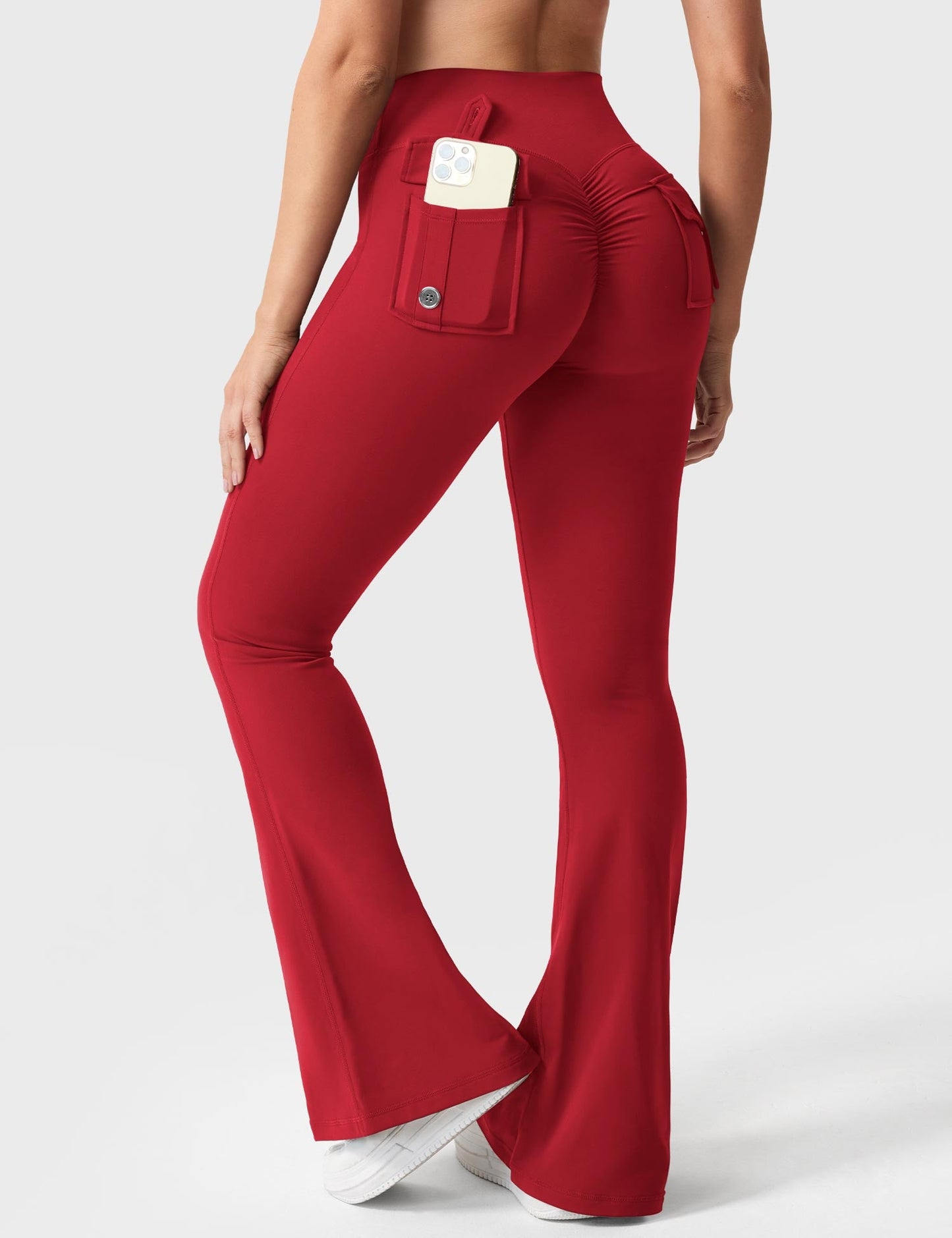 Victoria Fitness | Leggings acampanados con bolsillos