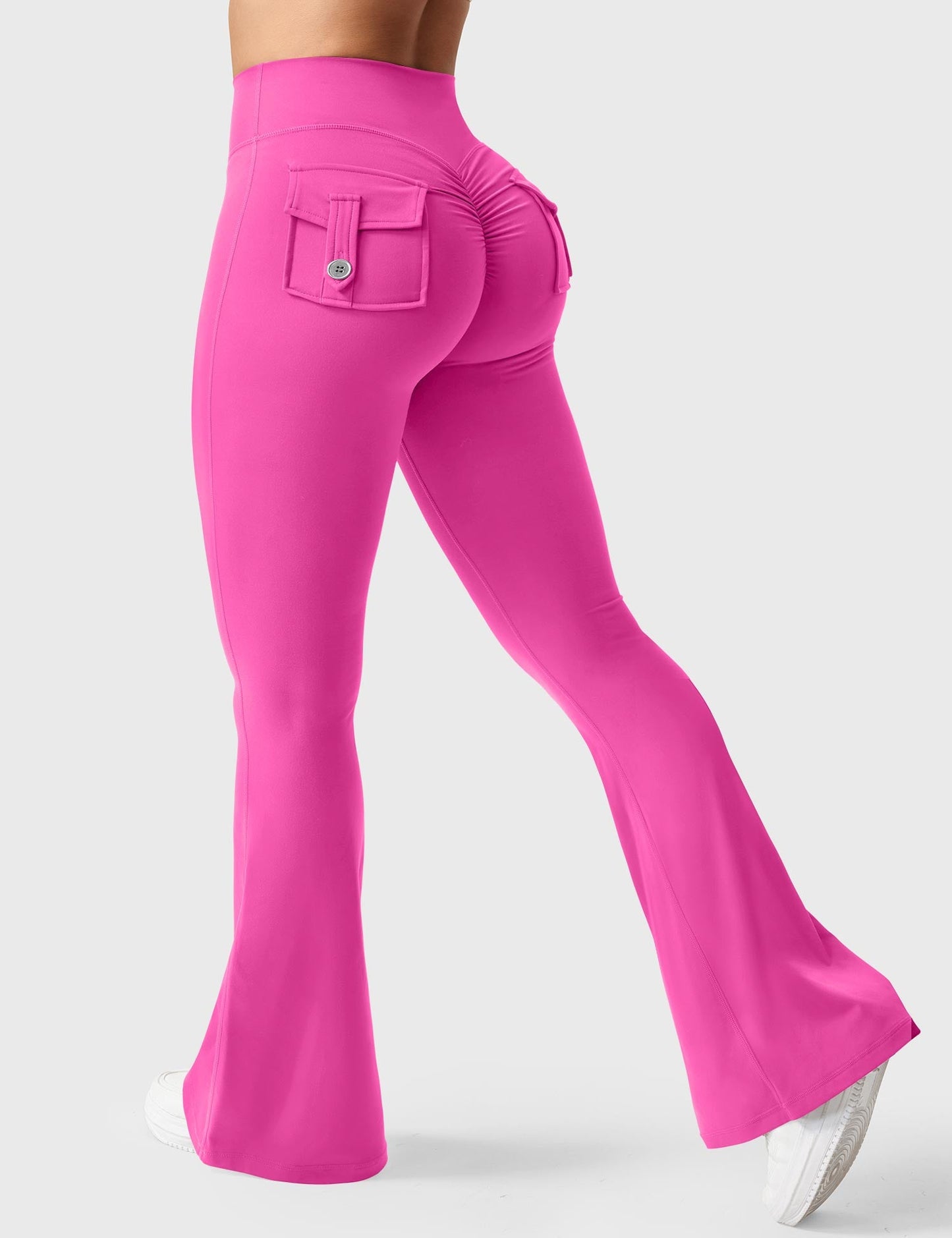 Victoria Fitness | Leggings acampanados con bolsillos