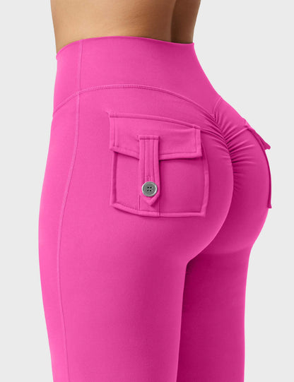 Victoria Fitness | Leggings acampanados con bolsillos