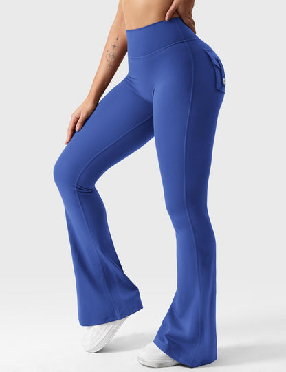 Victoria Fitness | Leggings acampanados con bolsillos